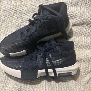 Navy Nike Basketball Shoes